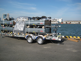 ELLEBIトレーラー&FABBRIサイクルキャリア