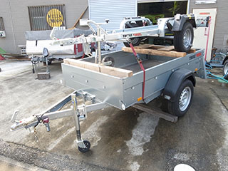 軽規格オートバイトレーラ