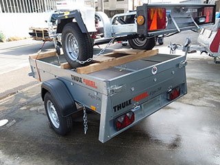 軽規格オートバイトレーラ